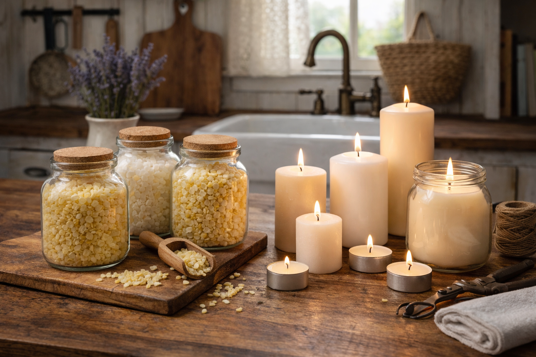 Les différentes cires pour chandelles : paraffine, cire d’abeille, soja ou coco ?