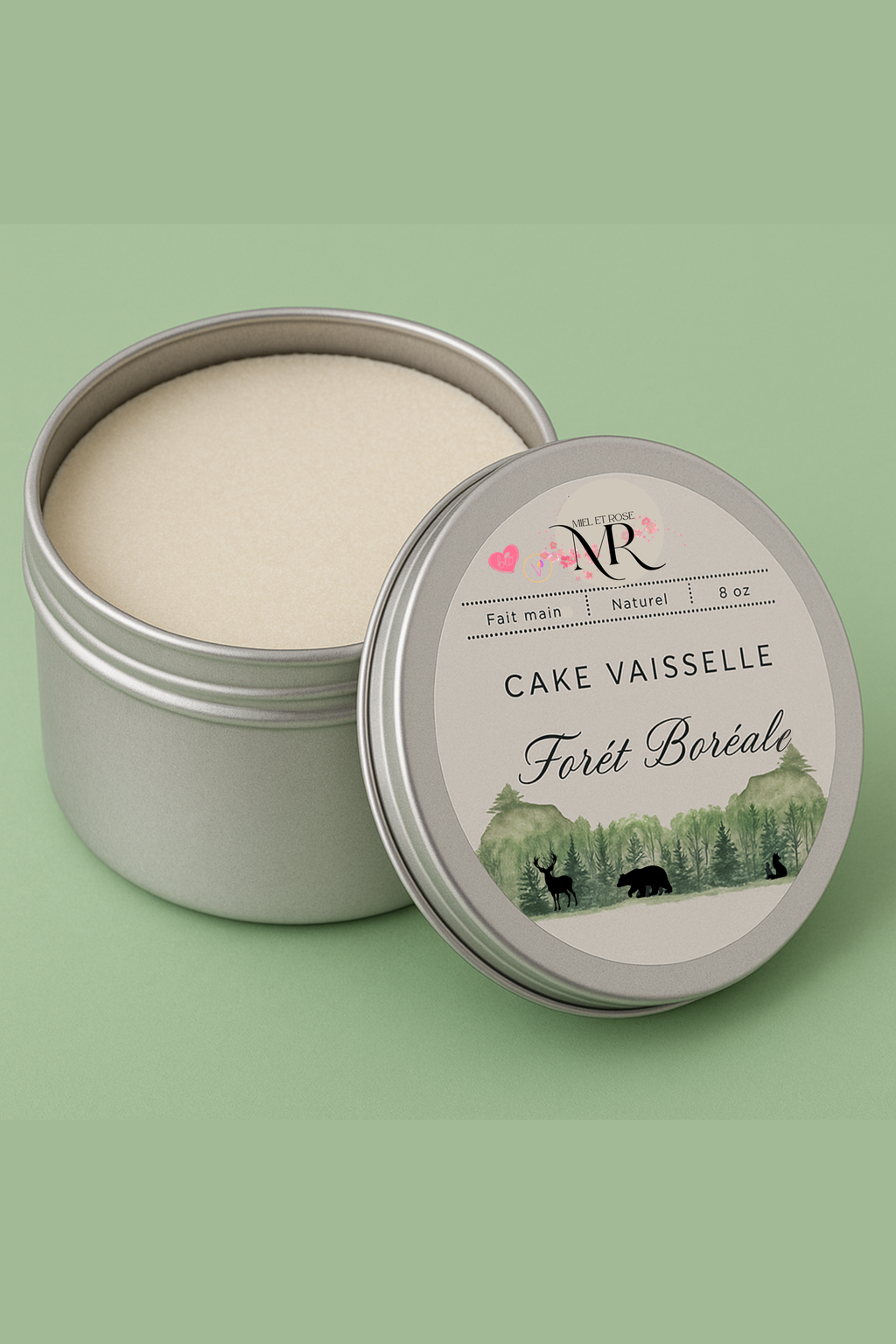 Cake vaisselle - Forêt Boréale